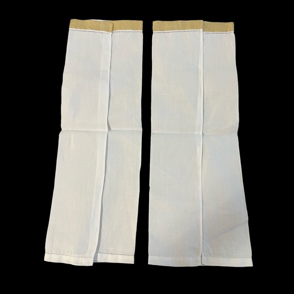 2 Linen Decorative Royal Bee Tea Towels Hand Towels - Picture 3 of 9